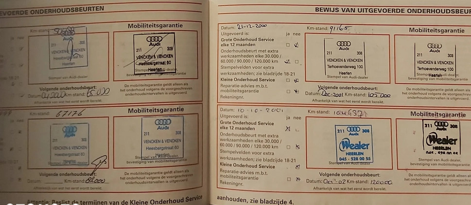 Audi A6 cena 9900 przebieg: 325600, rok produkcji 1996 z Koszalin małe 407